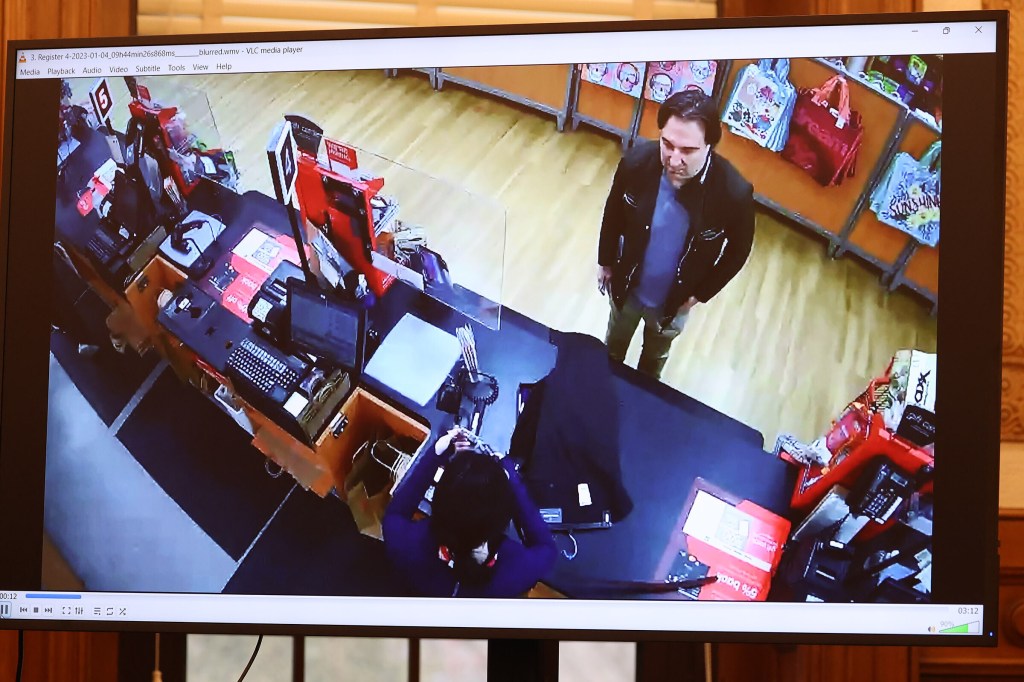 Brian Walshe at store