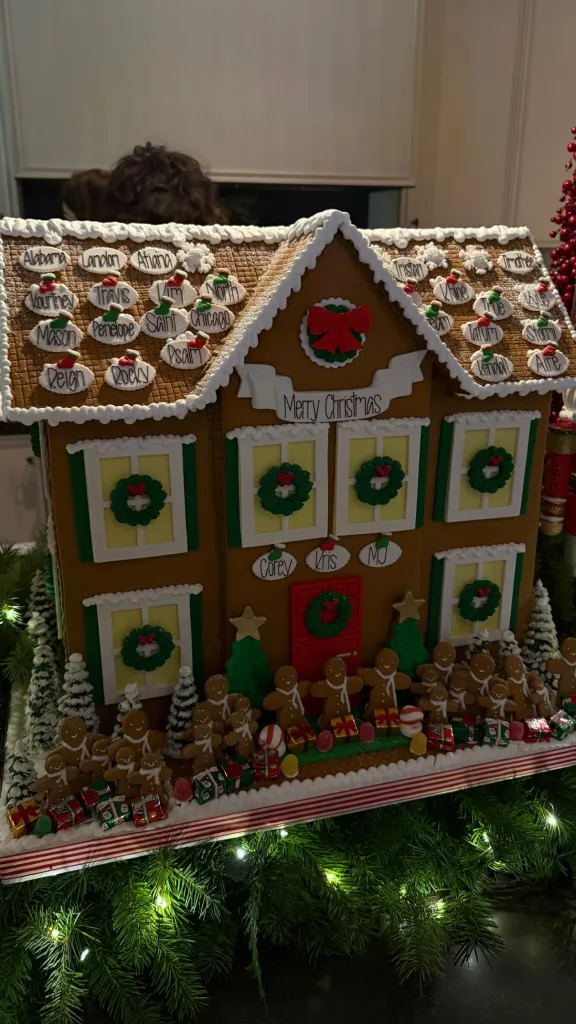 Gingerbread house with 