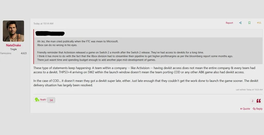 Switch 2 Dev Kits Update