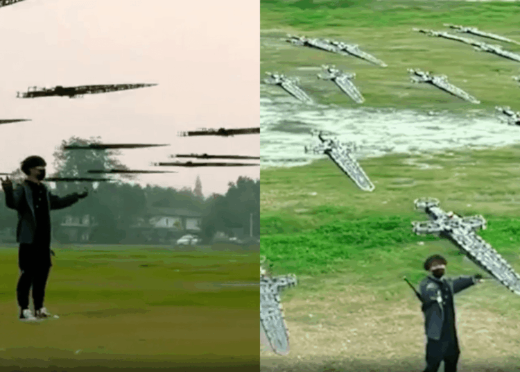 Sword Enthusiast Built Himself a Fleet of Flying Blades