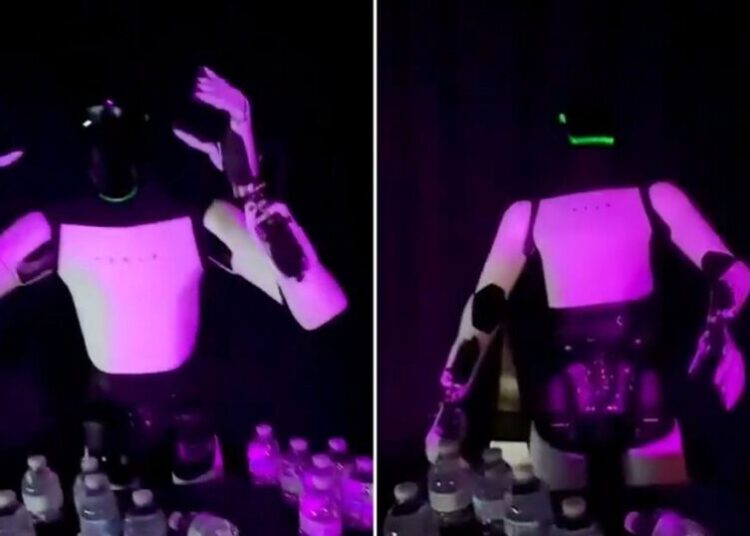 Amazing Video Shows Tesla Optimus Teleoperator Taking Off Headset, Causing Robot to Stumble and Collapse
