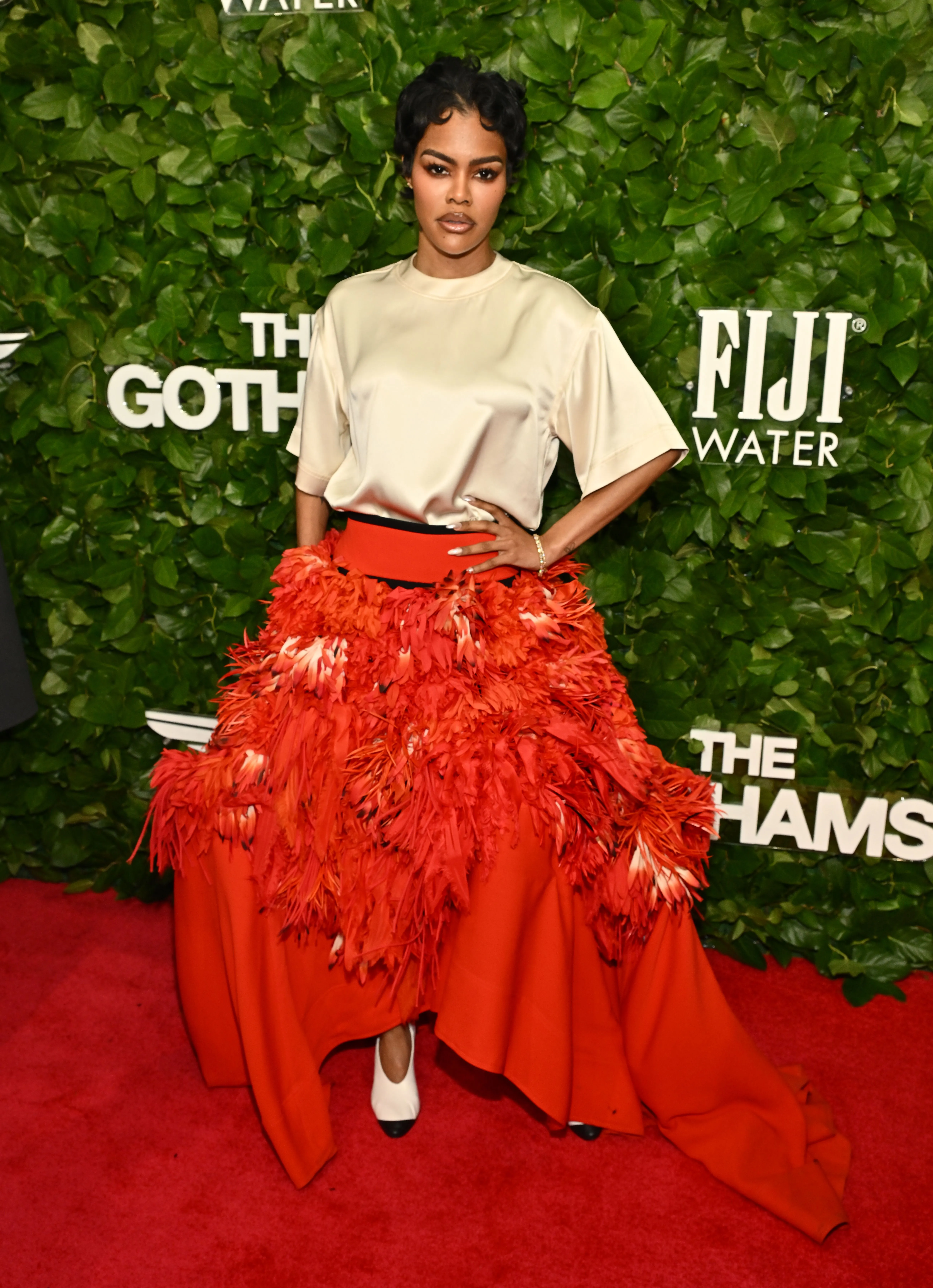 Teyana Taylor attends the 35th Gotham Film Awards