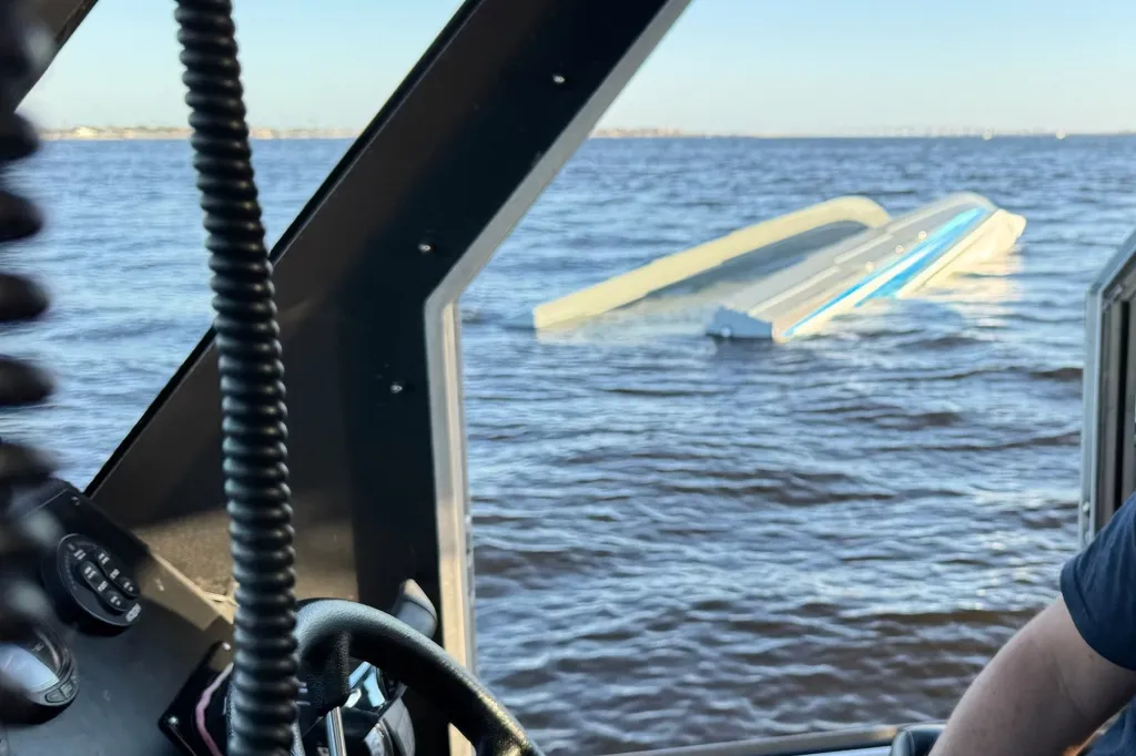 Officials have yet to reveal what caused the boat to capsize