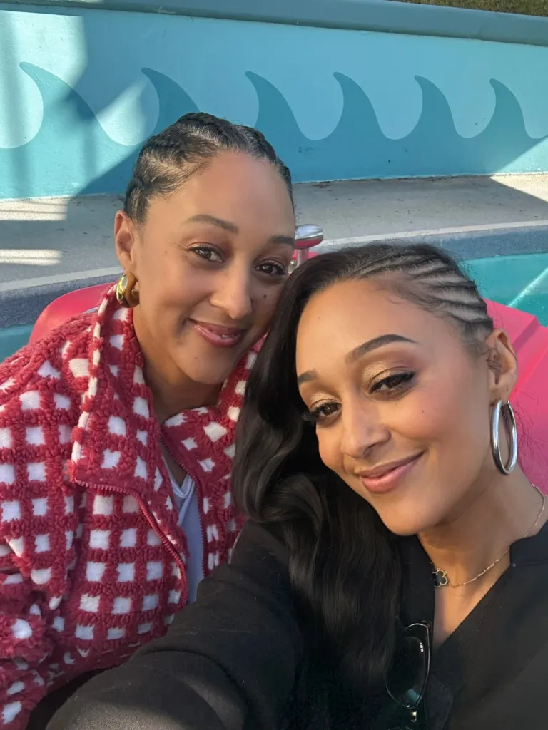 Tia and Tamera Mowry in a selfie
