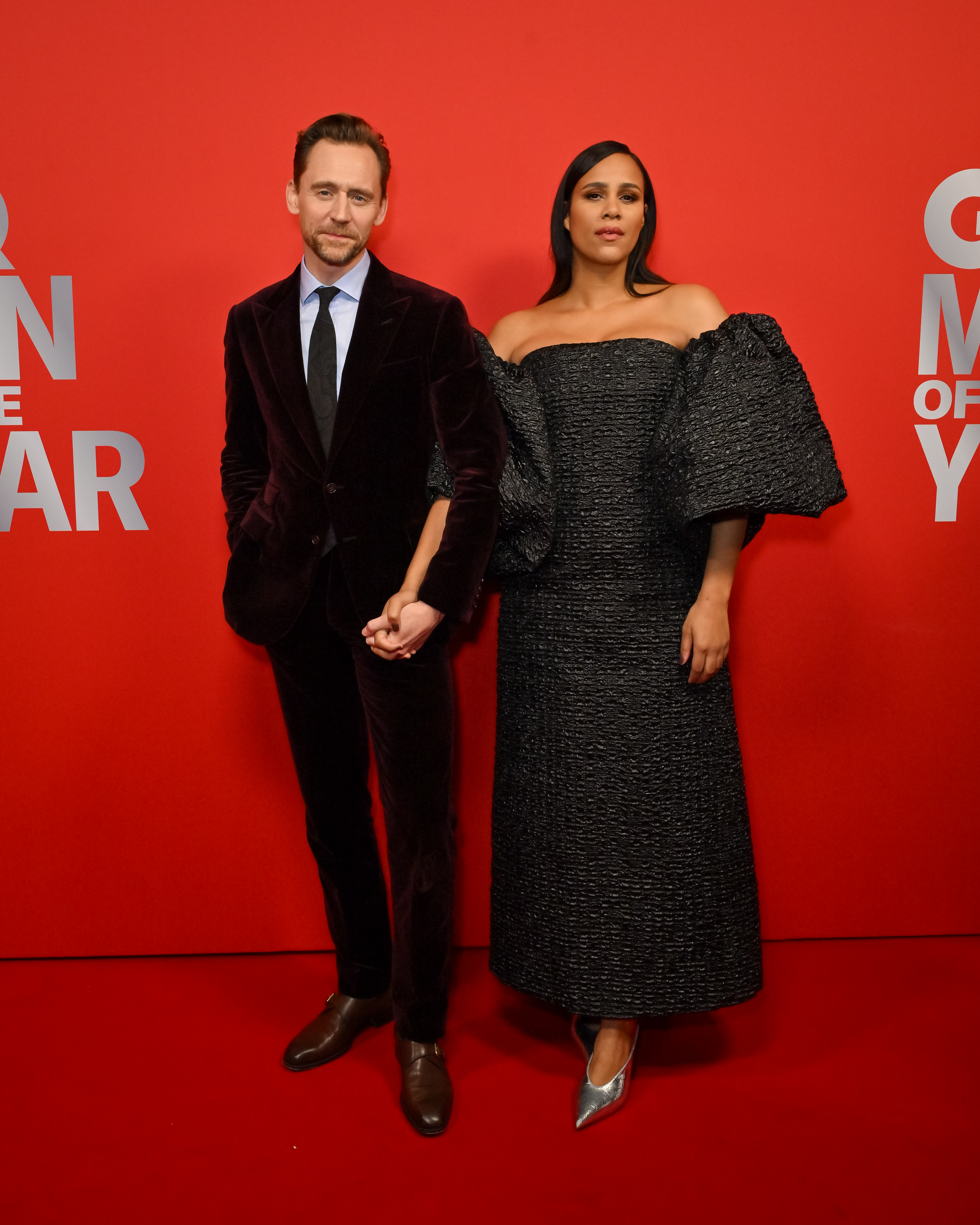 Tom Hiddleston and Zawe Ashton at the GQ Men Of The Year 2025 Awards Ceremony.