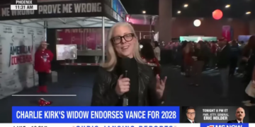 Conservatives balk at ‘disturbing’ recreation of Charlie Kirk assassination site