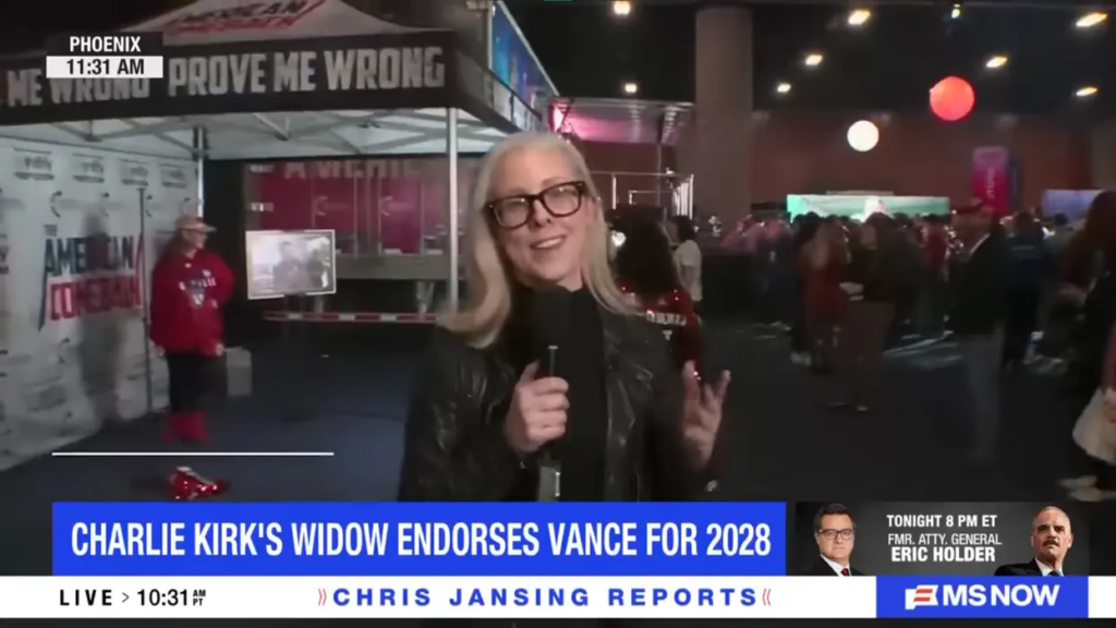 Conservatives balk at ‘disturbing’ recreation of Charlie Kirk assassination site