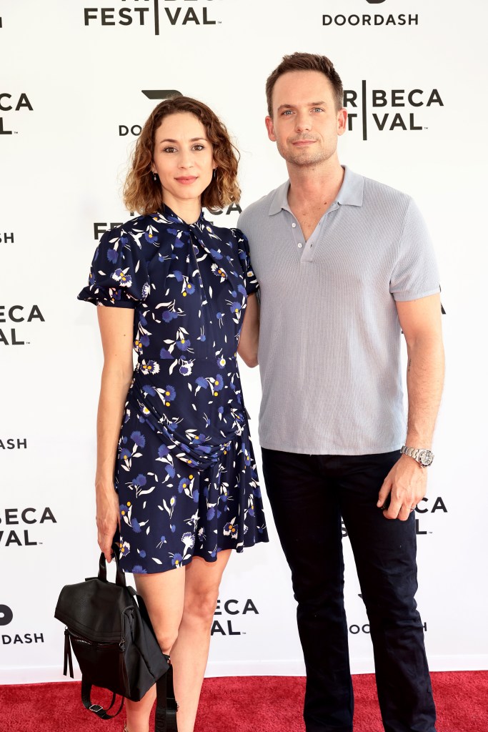 Troian Bellisario and Patrick Adams at the