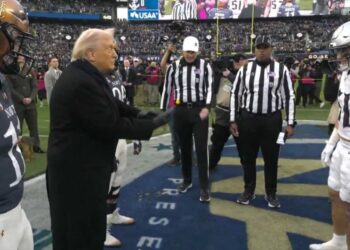 ‘Referee stunned’: Internet erupts in ridicule as Trump makes ‘worst coin flip in history’