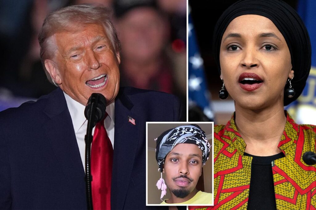 Trump fumes Rep. Ilhan Omar does nothing but ‘b—ch,’ insists she should ‘get the hell out’ of US