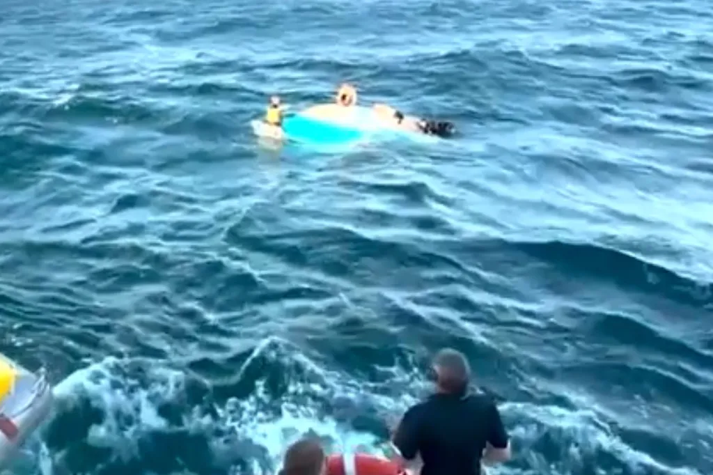 About 6:20 p.m. they were spotted from the air near Wyndham Harbour — more than 6 miles from where they started — and rescued by water police.