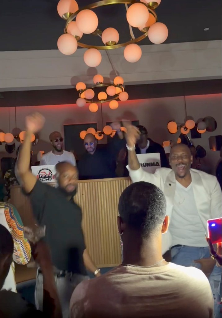 Tyrese Gibson bringing down the house at Swizz Beatz's Art Basel Miami afterparty.