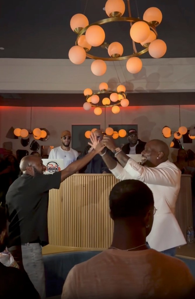 Tyrese Gibson performs on stage, bringing the house down at Swizz Beatz's Art Basel Miami afterparty.