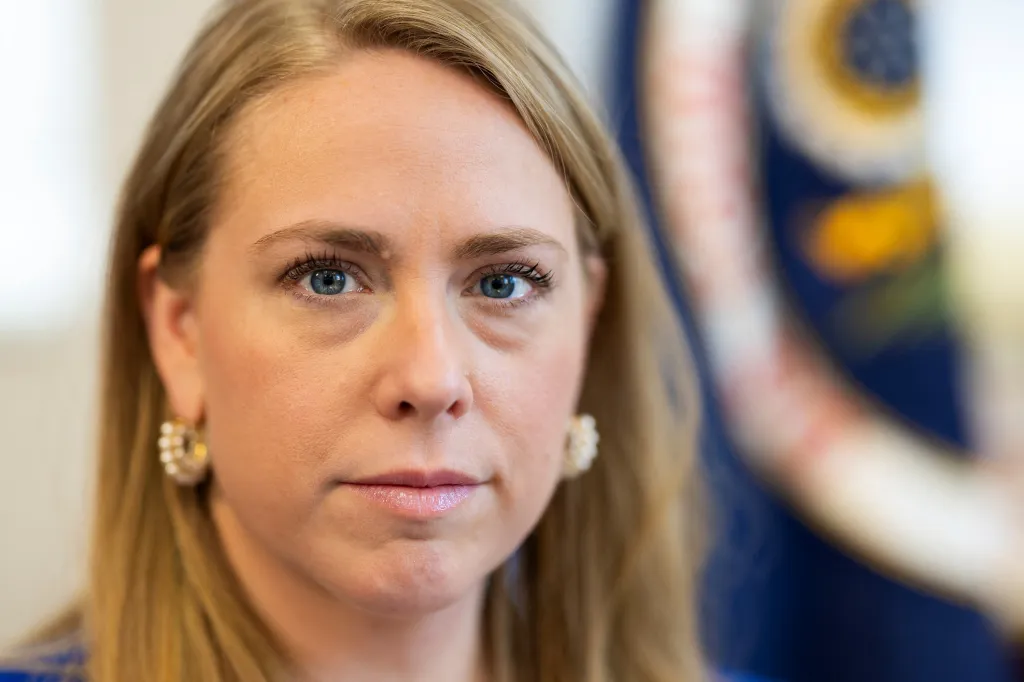 U.S. Equal Employment Opportunity Commission Chair Andrea Lucas poses for a portrait.