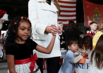 Melania Trump hawks high-dollar handbag as husband rages ‘affordability’ is a ‘Dem scam’