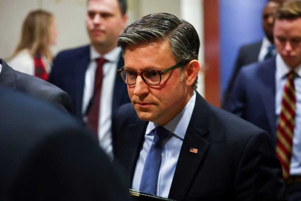 Mike Johnson confronts MAGA rep in ‘heated’ exchange: ‘Take those words out of your mouth’