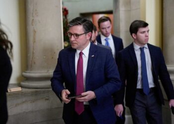 Mike Johnson ducks reporters on Trump’s Reiner attack: ‘I don’t do ongoing commentary!’