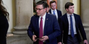 Mike Johnson ducks reporters on Trump’s Reiner attack: ‘I don’t do ongoing commentary!’