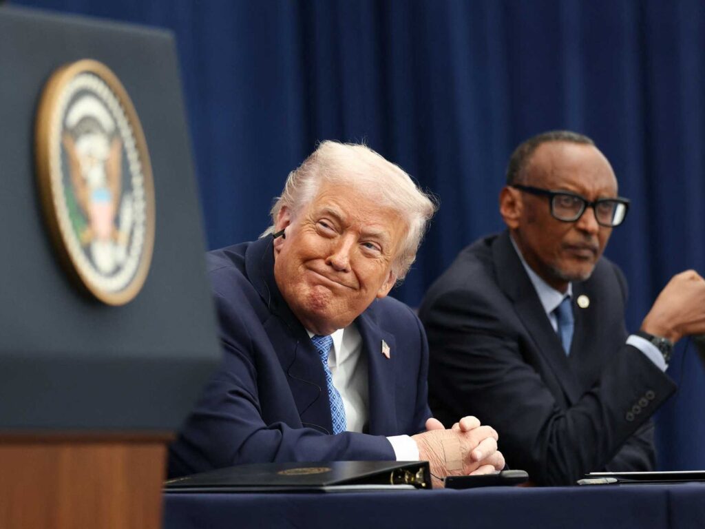 ‘Pardon me, such a terrible mistake!’ Grinning Trump teases new name for Kennedy Center