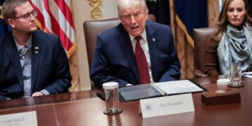 Trump complains ‘you need 185 IQ to turn on a lawnmower’ in bizarre meeting