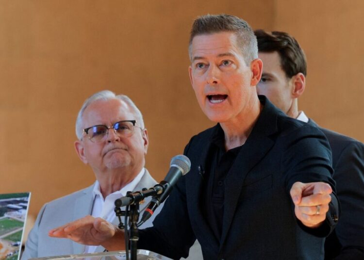 Gavin Newsom blasts Transport Secretary for ‘delayed flights’ after airport exercise idea