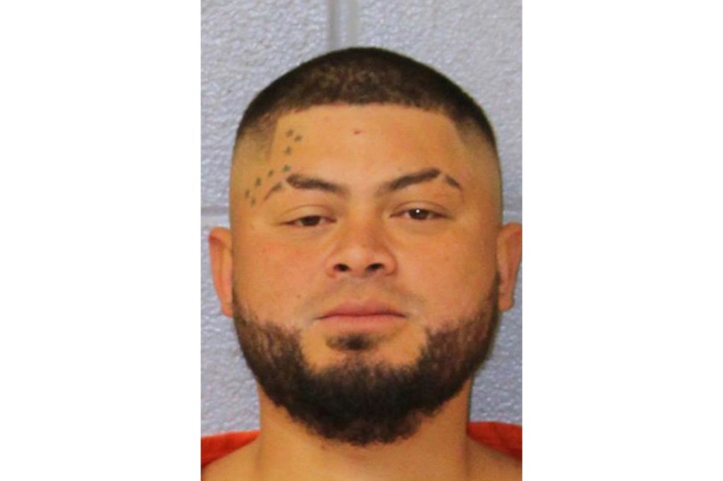 Booking photo of Oscar Solarzano, charged with stabbing a man on a light-rail train.