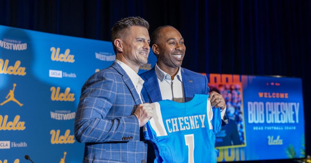 ‘We can win here.’ Bob Chesney gives a bold vision for success as UCLA’s coach