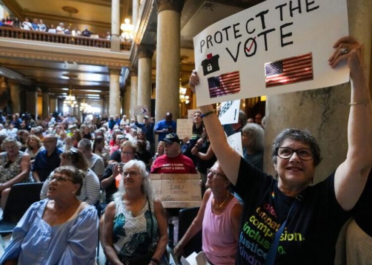 Indiana Republican senators face threats amid pressure from Trump on redistricting