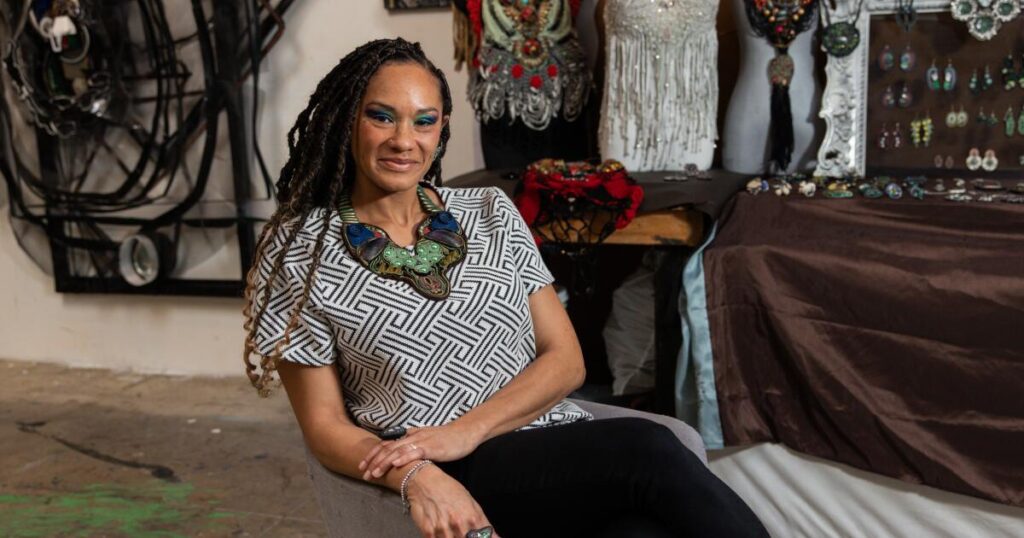 Trash is treasure for this jewelry maker and sculptor