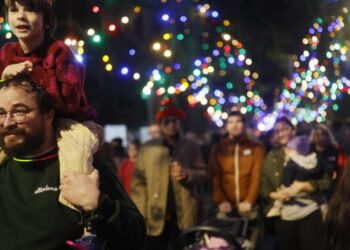 After Eaton fire, Altadena’s Christmas Tree Lane provides an emotional return to normalcy
