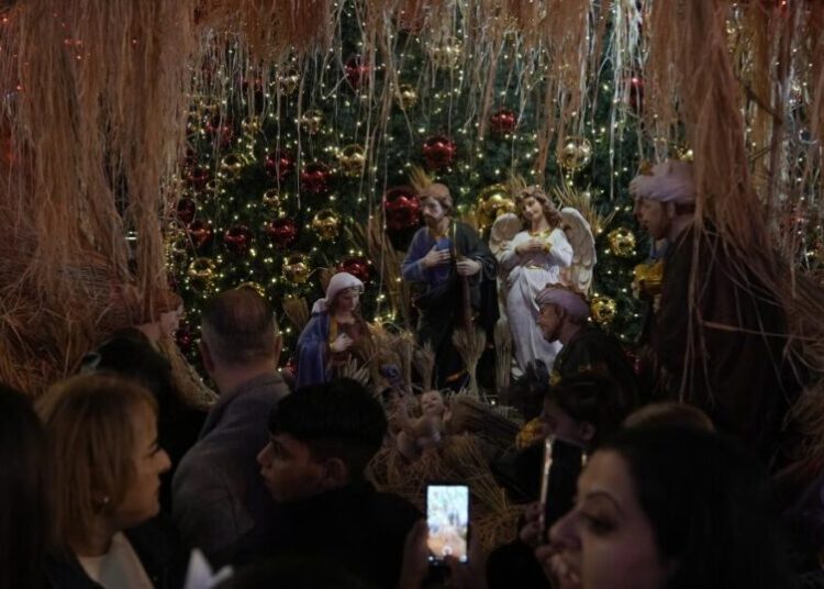 Christmas celebrations return to Bethlehem after 2 years of war in nearby Gaza
