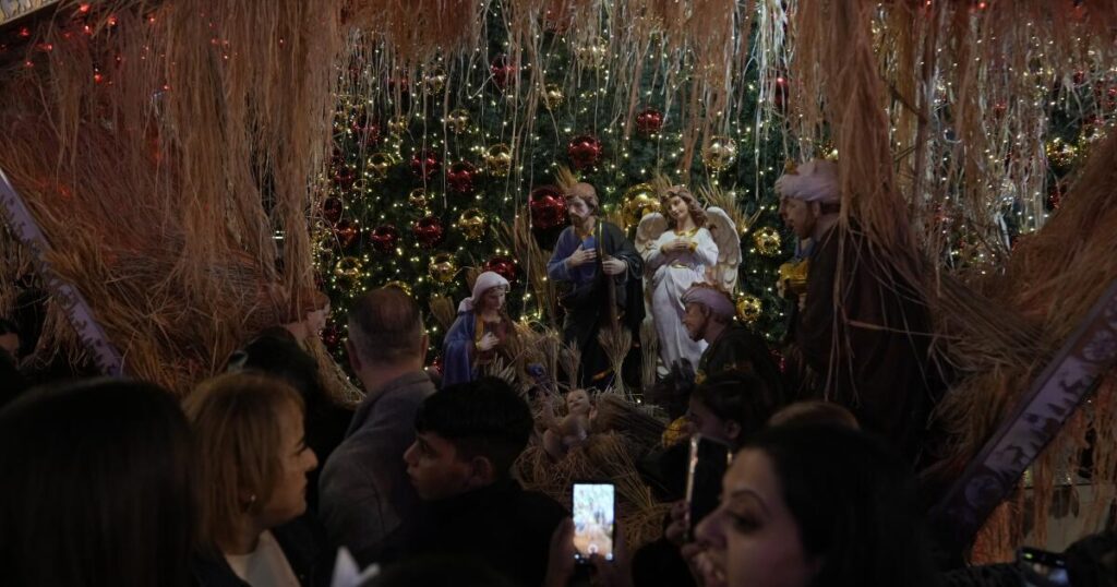 Christmas celebrations return to Bethlehem after 2 years of war in nearby Gaza