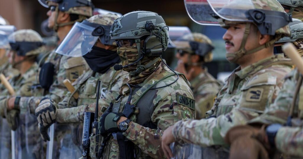 National Guard troops under Trump’s command leave L.A before court’s deadline