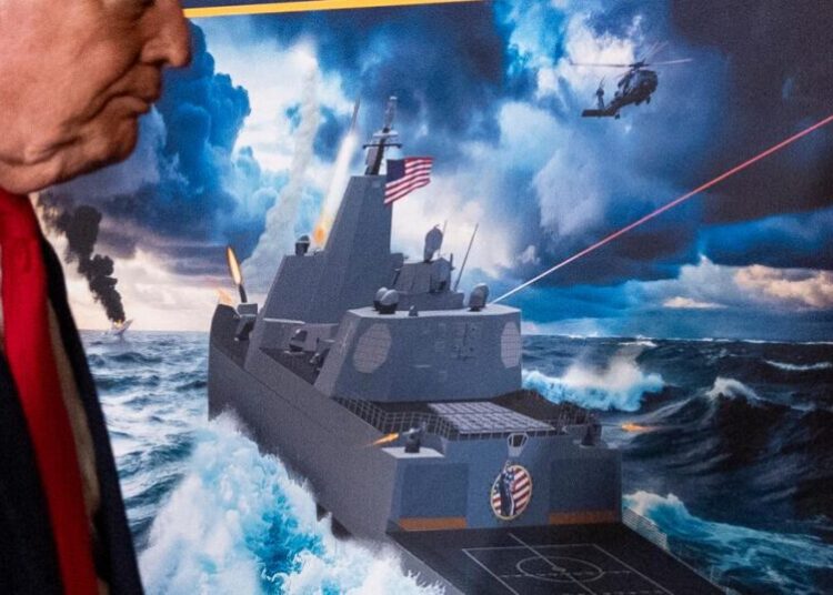 Trump announces plans for new Navy ‘battleship’ as part of a ‘Golden Fleet’