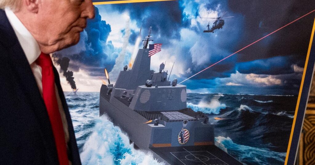 Trump announces plans for new Navy ‘battleship’ as part of a ‘Golden Fleet’