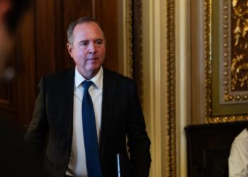 In first year in Senate, Schiff pushes legislation, party message and challenges to Trump