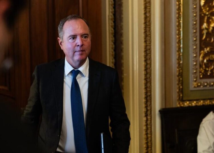 In first year in Senate, Schiff pushes legislation, party message and challenges to Trump