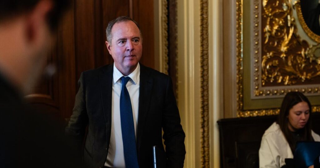 In first year in Senate, Schiff pushes legislation, party message and challenges to Trump