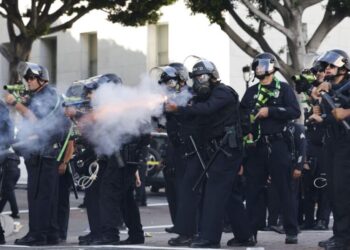 L.A. City Council votes against proposal to ban police use of ‘less-lethal’ launchers