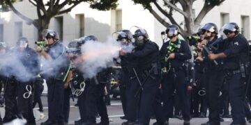 L.A. City Council votes against proposal to ban police use of ‘less-lethal’ launchers