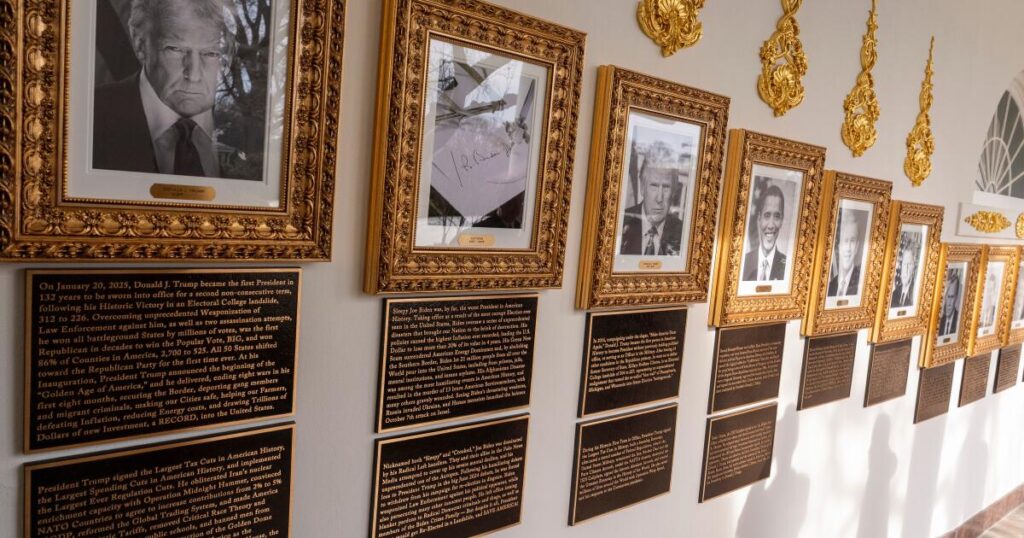 Sleepy. Divisive. A fan of young Trump: A look at the new plaques on the Presidential Walk of Fame