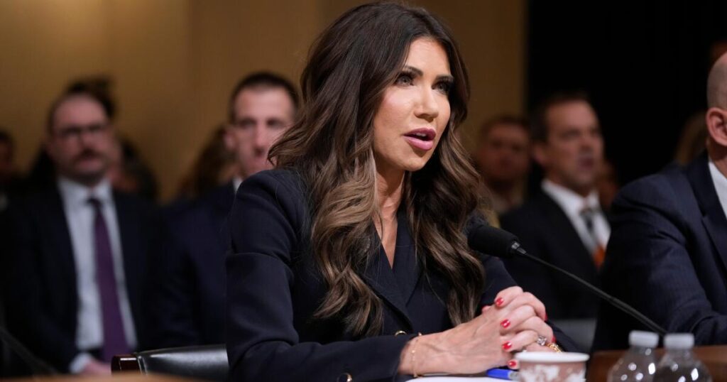 Noem links the seizure of an oil tanker off Venezuela to U.S. antidrug efforts