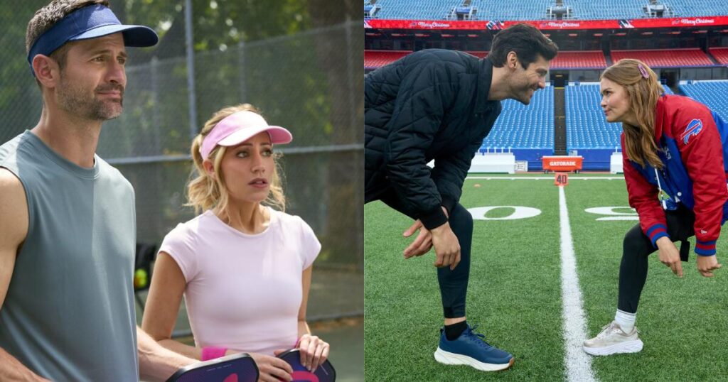 How do Lifetime and Hallmark keep Christmas movies fresh? By turning to picklers and pigskin