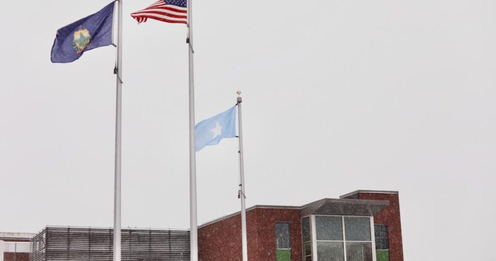 Somali flag flown outside Vermont school building over Trump ‘garbage’ slur brings threats
