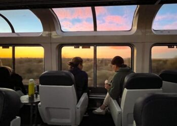 It’s 43 hours from L.A. to Chicago. These train people like it that way