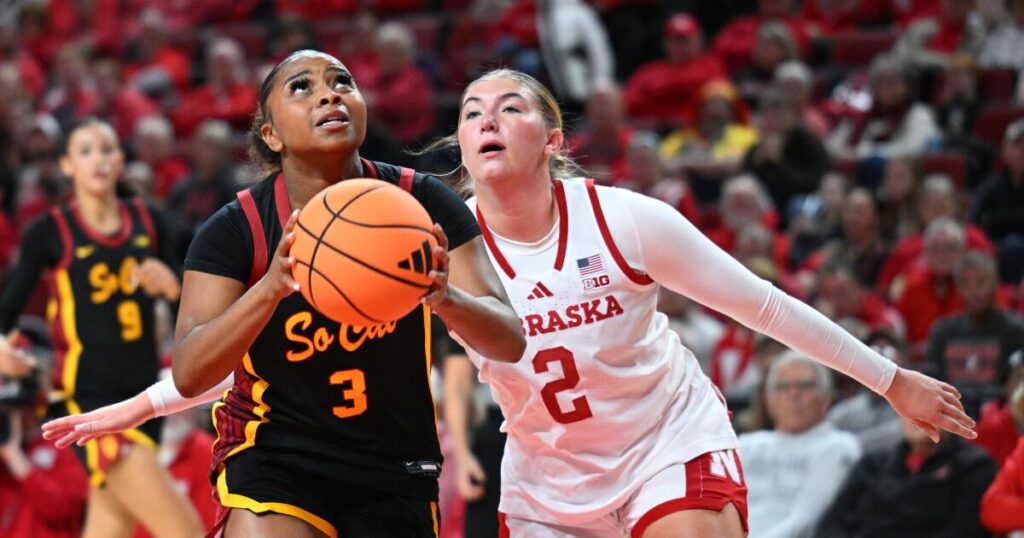 Londynn Jones sparks No. 17 USC to comeback win over No. 20 Nebraska