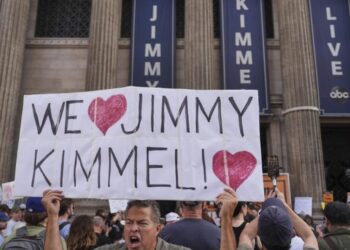 ‘We won, the president lost,’ Jimmy Kimmel says in Christmas message