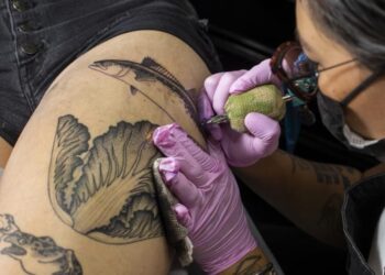 Tattoo ink moves through the body, killing immune cells and weakening vaccine response