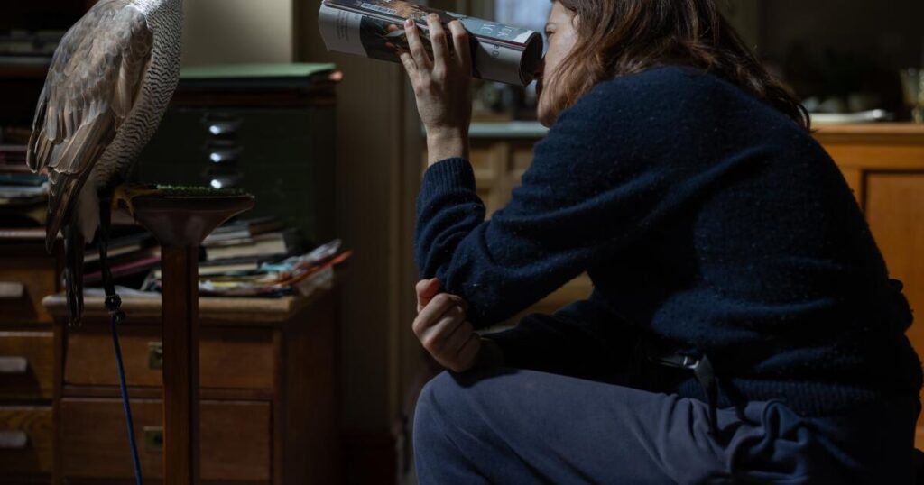 You can’t fool a hawk. So for her new film, Claire Foy had to learn their ways