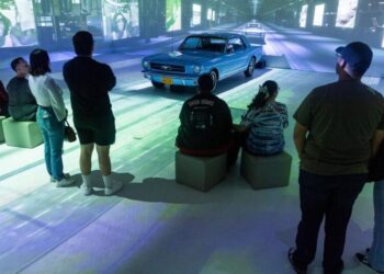 The Ford Mustang gets the theme park treatment in L.A. Can experiences get Gen Z to buy cars?